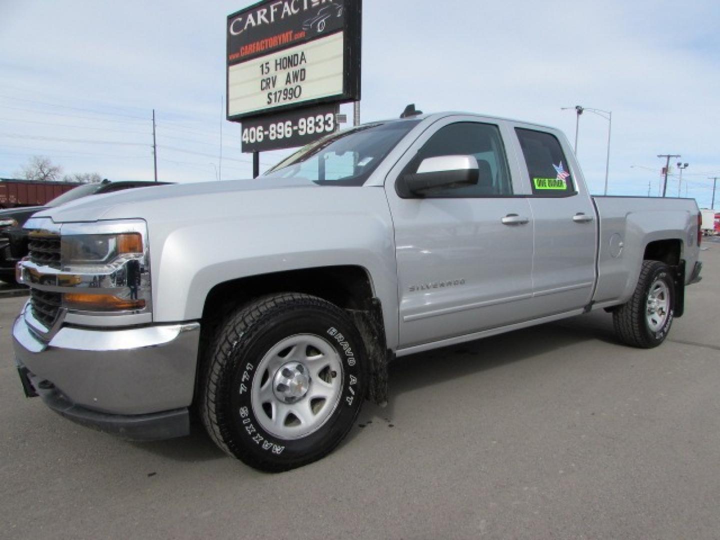 2017 Silver /Gray Chevrolet Silverado 1500 LT (1GCVKREC1HZ) with an 5.3 V8 engine, 6 speed automatic transmission, located at 4562 State Avenue, Billings, MT, 59101, (406) 896-9833, 45.769516, -108.526772 - Photo#0